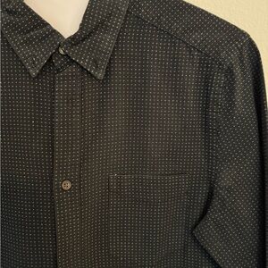 Men's Black Patterned Shirt